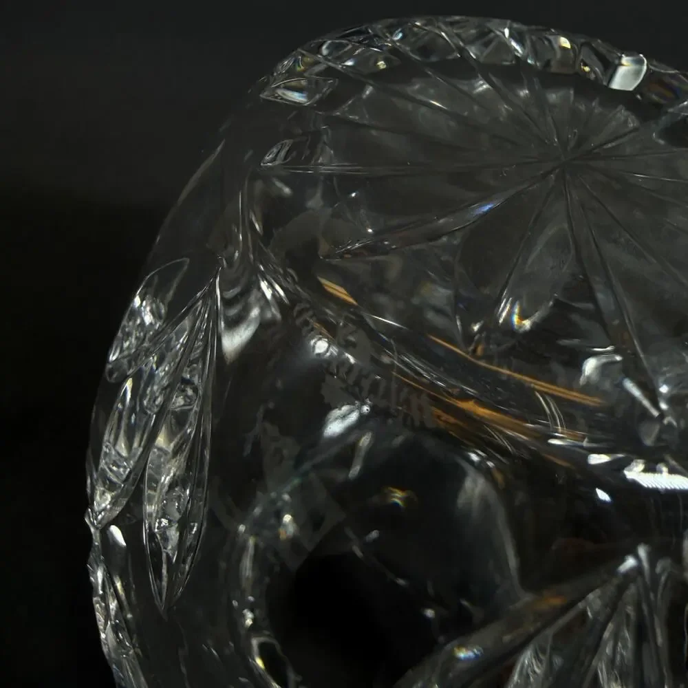 Vintage Waterford Crystal Round Vase 6